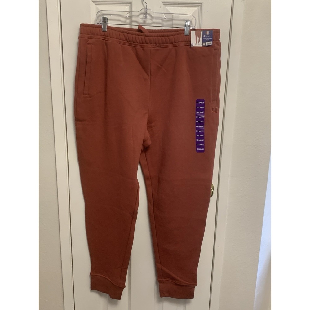 NWT Champion Mens Performance Sweatpants Authentic Athleticwear 2XL Salmon